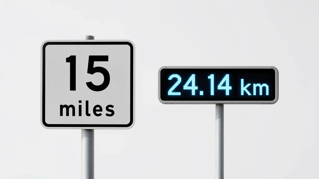 15 Miles to Kilometers: What is 15 Miles in km?