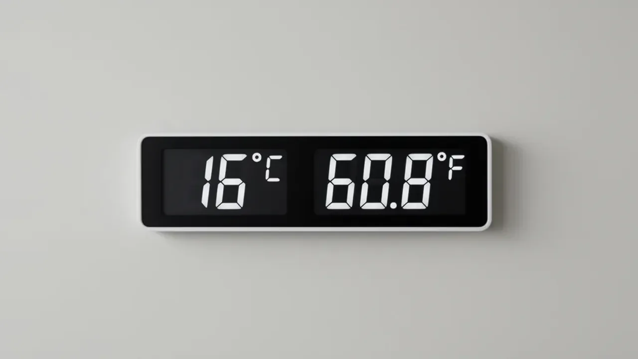 16 Degrees Celsius to Fahrenheit: 60.8°F Conversion Guide