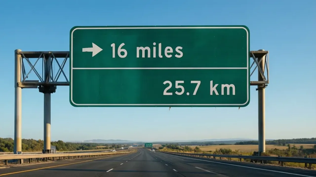 16 Miles to Kilometers: 25.7495 km Conversion Result