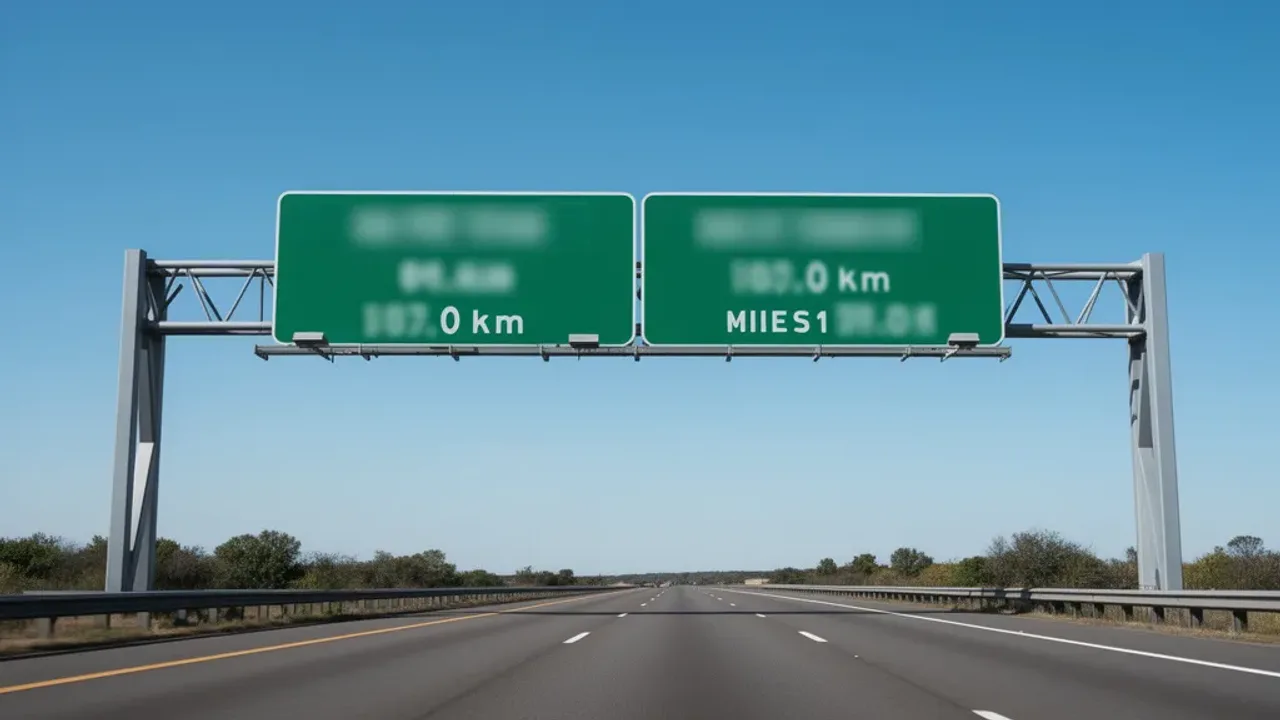 60 Miles to Kilometers: 96.5606 km Conversion