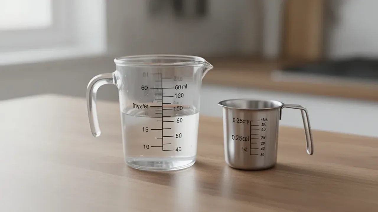 60 ml to Cups: How to Convert 60 Milliliters to Cups