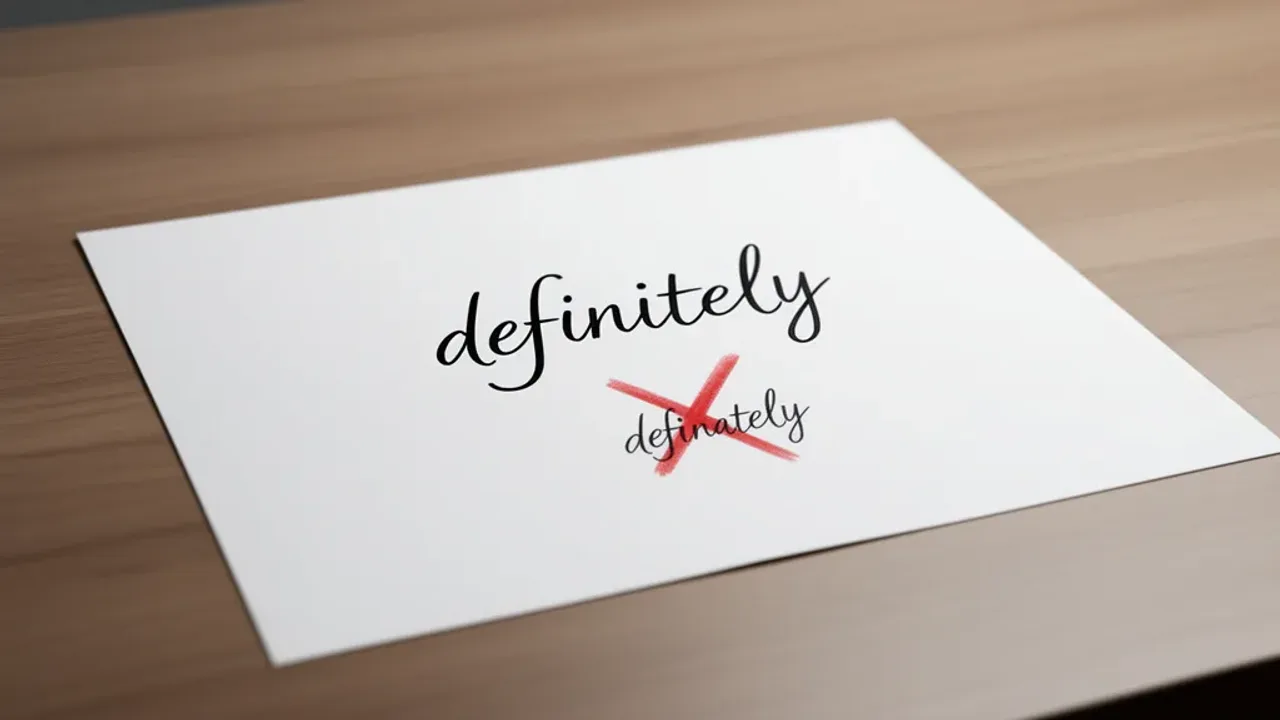 How to Spell Definitely: Correcting “Definately” or “Definitely”