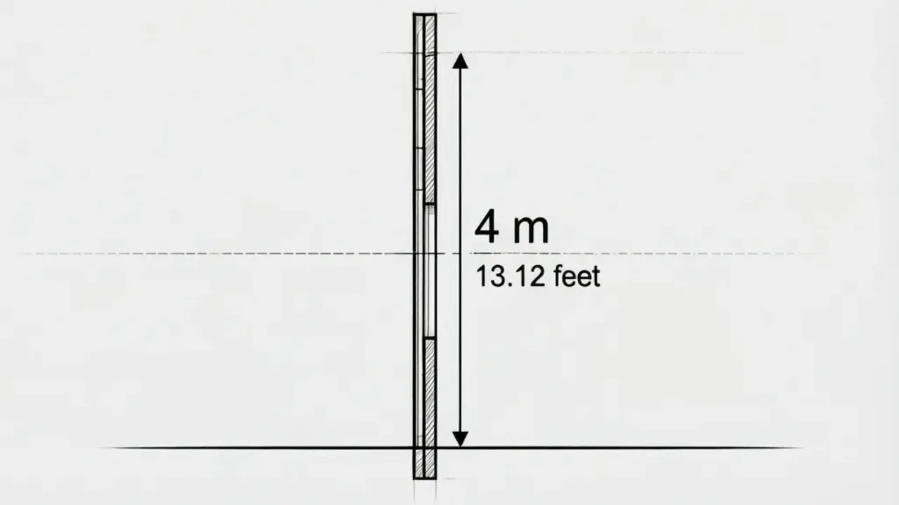 How Tall Is 4 Meters? 13.12 Feet Explained
