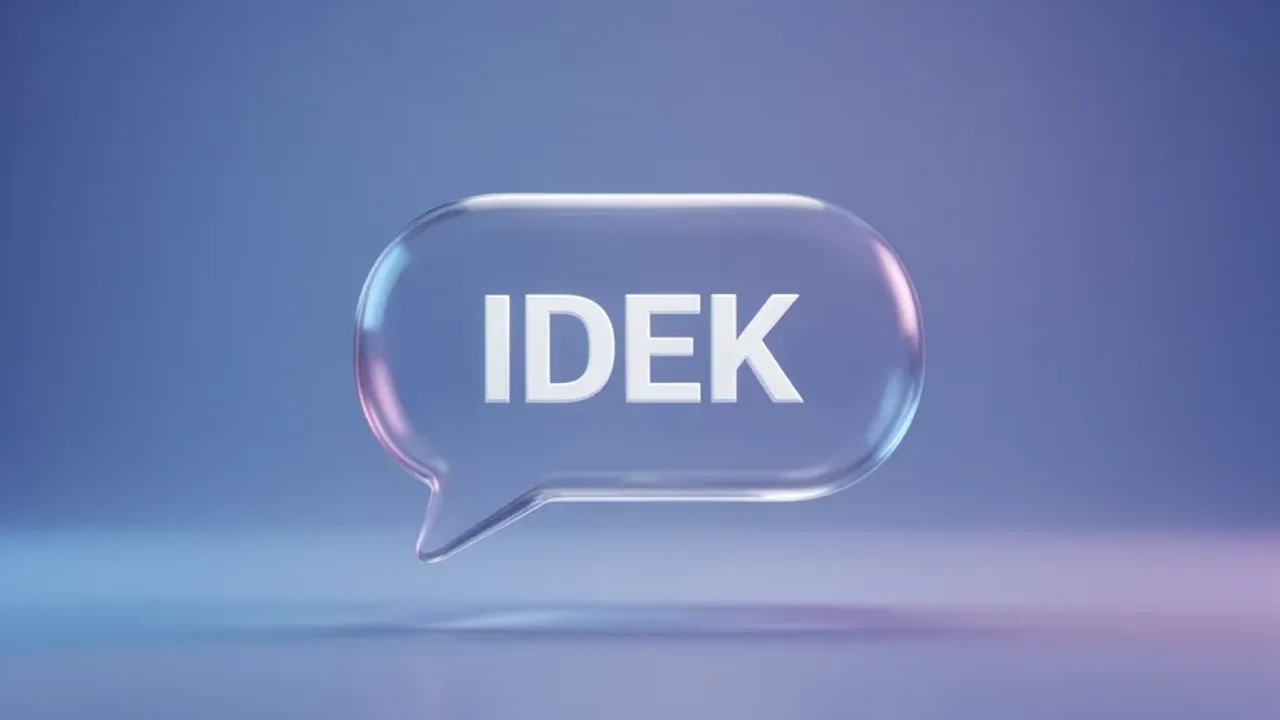 What Does IDEK Mean? Definition and Usage Guide